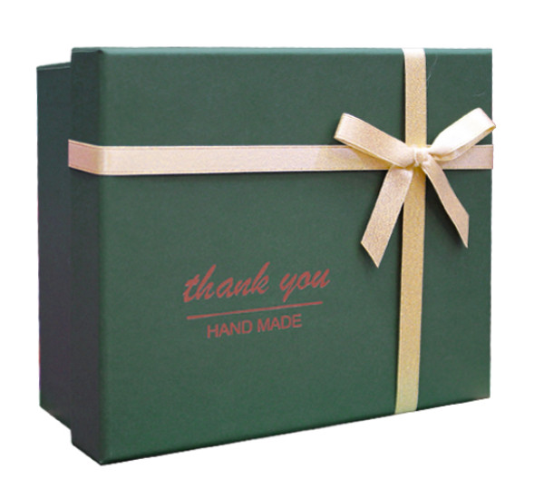 Коробка для подарков Thank you 107 (зеленая) №1