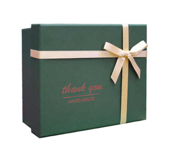 Коробка для подарков Thank you 107 (зеленая) №2