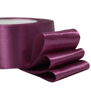 Атласная лента пурпурная (4см 1м)