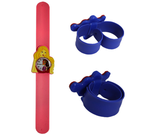 Детские часы на слэп браслете Barbie Детские часы на слэп браслете Barbie