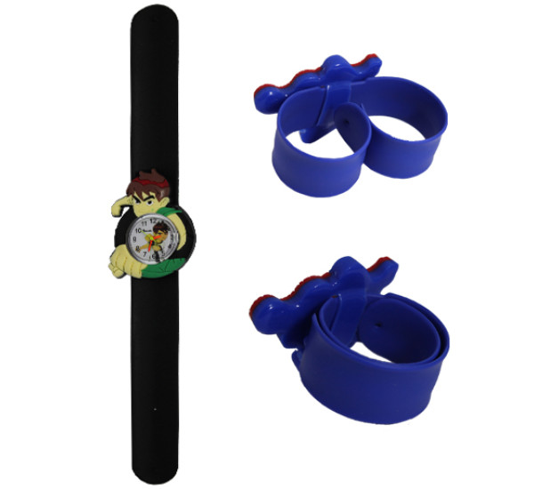 Детские часы на слэп браслете Ben-10 Детские часы на слэп браслете Ben-10