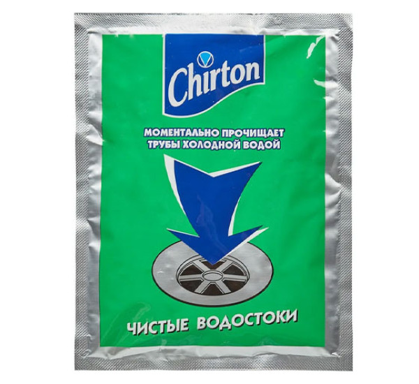 Средство для прочистки труб Chirton, порошок, 60г