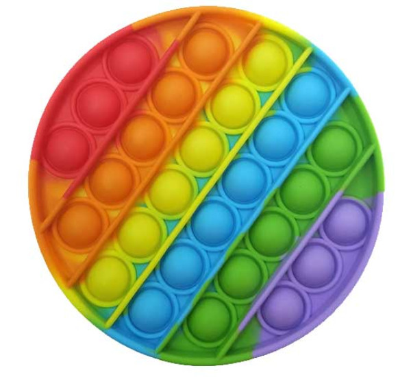 Pop it круглый, цветной