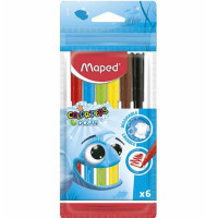 Фломастеры "Maped" Ocean (6 цв)