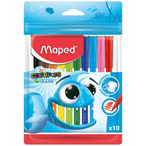 Фломастеры "Maped" Ocean (10 цв)