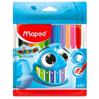 Фломастеры "Maped" Ocean (12 цв)