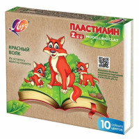 Пластилин "Луч" Zoo  мини (10 цв) 