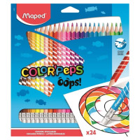 Карандаши "Maped  OOPS"  (24 цв)