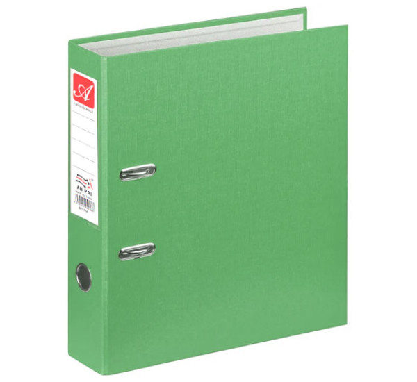 Папка регистратор зелёная  (70 мм ) 554
