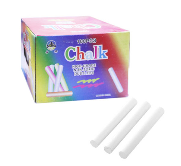 Мелки белые (100 шт) CHALK