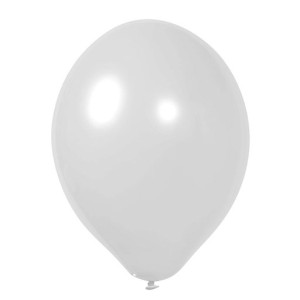 Надувной шар белый глянцевый