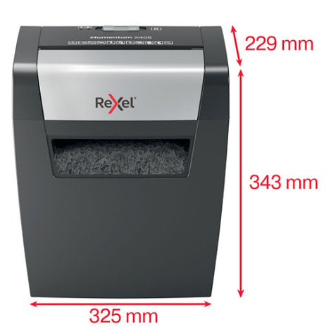 Уничтожитель документов (шредер) Rexel Momentum X406