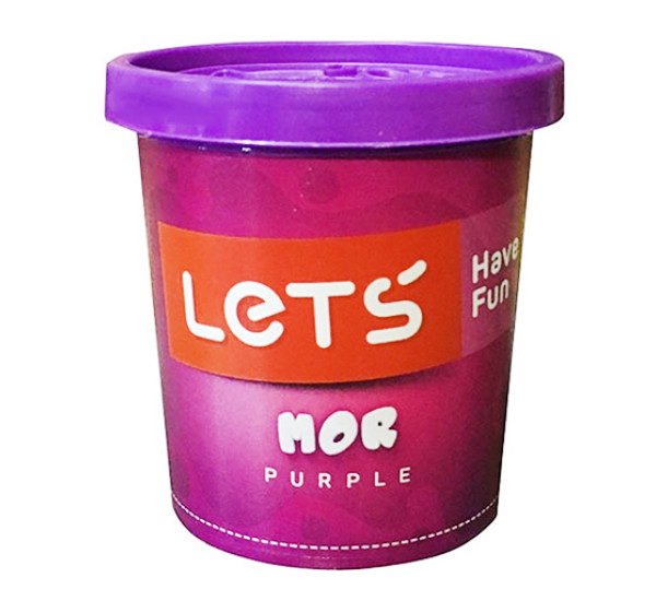 Пластилин Lets' 150 гр L-8340-18 (Neon Purple)
