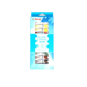 Акриловые краски 12цв YL202247-12 (Yalong)