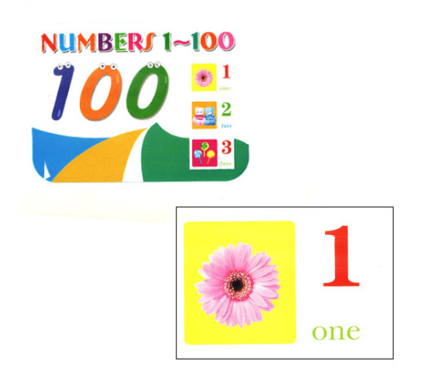 Карточки The numbers-1-100  №Е-02