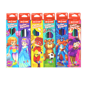 Карандаши цветные 6 цв Braden BD-8036-6