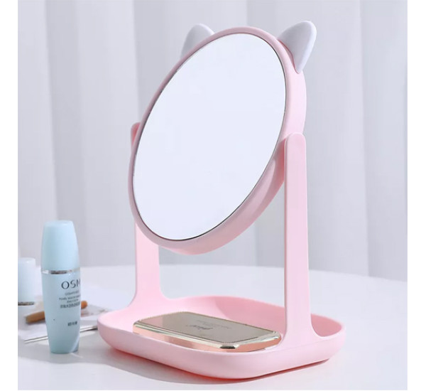 Зеркало настольное с ушками №201А