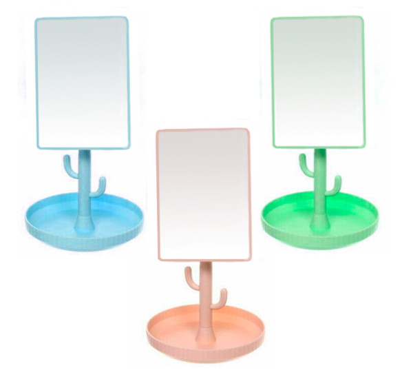 Зеркало настольное кактус №3