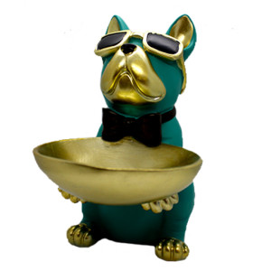 Статуетка бульдог для хронения мелких вещей YCY-F007A