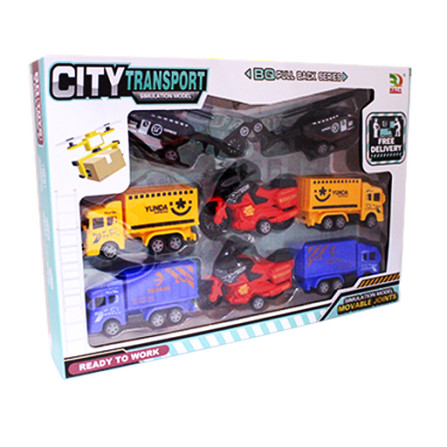 Игровой набор машины City transport BQ600-37