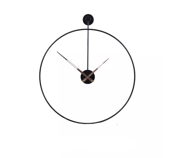 Настенные дизайнерские часы  60*60 (Цвет черный)