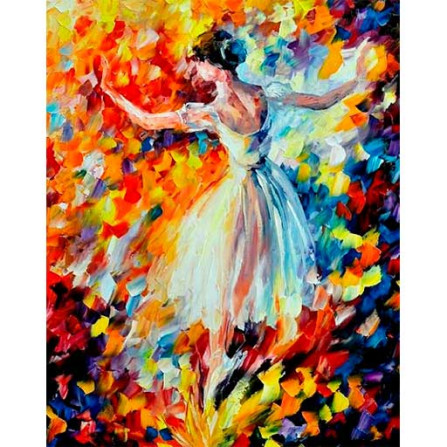 Картина по номерам 40х50 см MS8636 Балерина