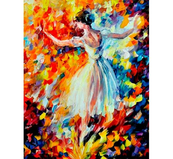 Картина по номерам 40х50 см MS8636 Балерина