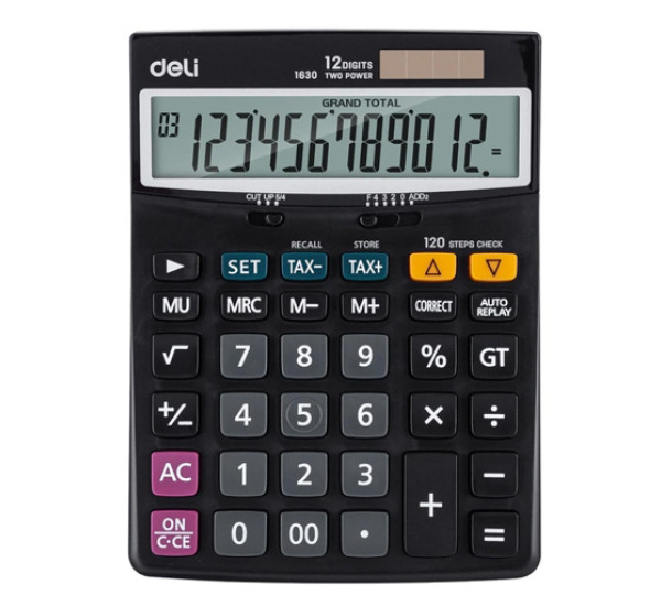 Калькулятор 12 digits 1630 (Deli)