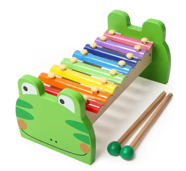 Frog Xylophone green  №7136