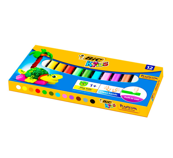 Пластилин 12цв BIC Kids 