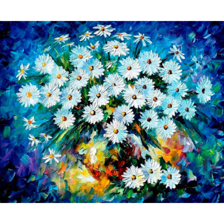 Картина по номерам 40х50 см MS8602 Букет ромашек