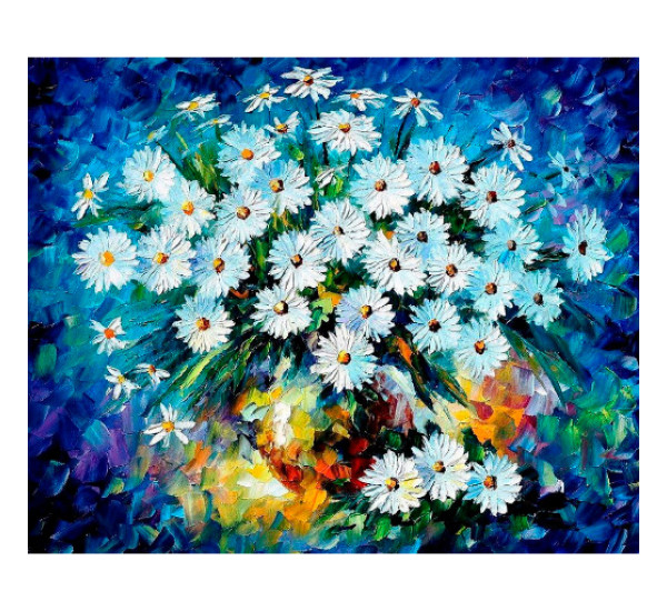 Картина по номерам 40х50 см MS8602 Букет ромашек