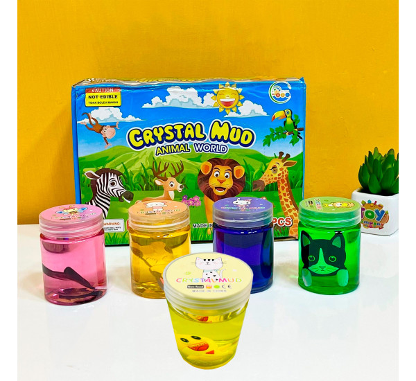 Слайм Crystal mud animal world