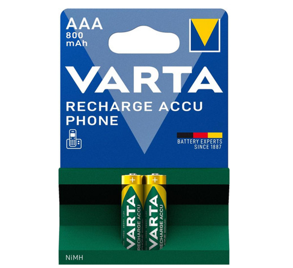 Батарейка "Аккумулятор" AAA HR03 1.2V 800мАч (VARTA)