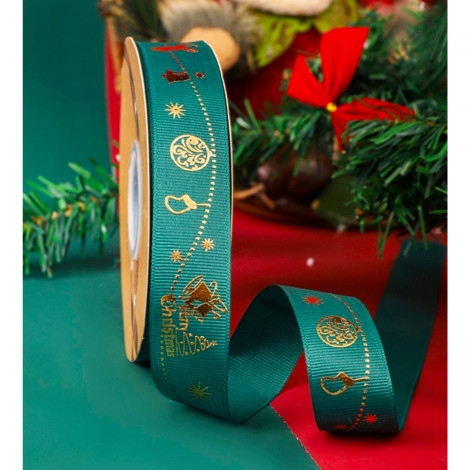 Лента новый год 2,5см*1-М