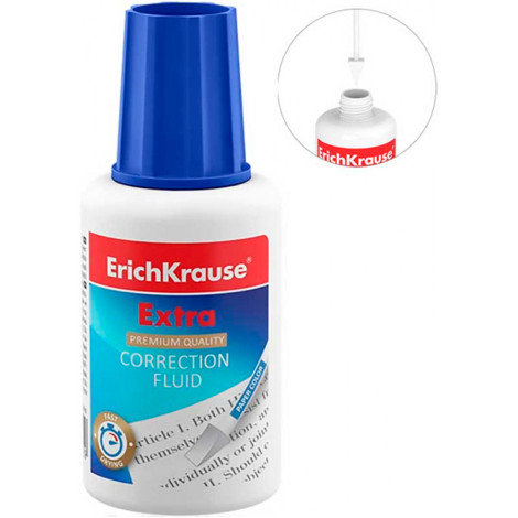 Корректирующая житкость с губкой ErichKrause Extra 20г 13812