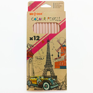 Карандаши цветные (12 цв.) "Braden"  №BD8057-12