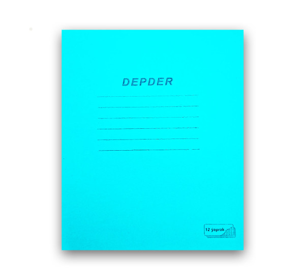 Тетрадь 12 л листов в клетку Depder