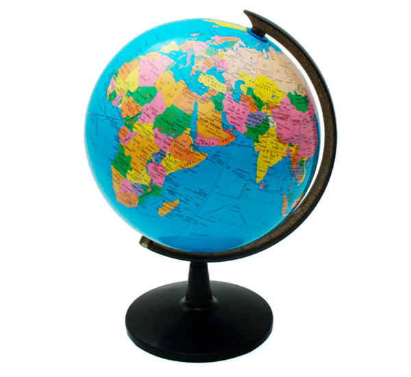 Глобус 10.60 см,  диаметр на английском языке