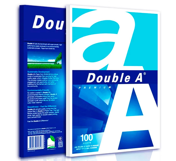 Бумага "Double A" А-4 80 gr. 100 л (PREMIUM)