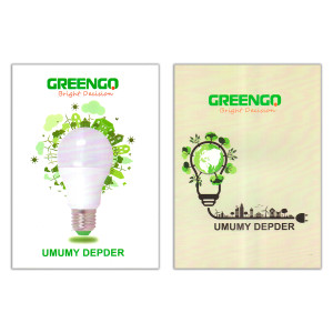 Тетрадь А-4 клетка 48 л. мг обложка GREENGO