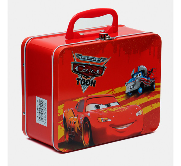 Металлический ящик. 19.5*15.5*9.2 см "Cars-Toon"