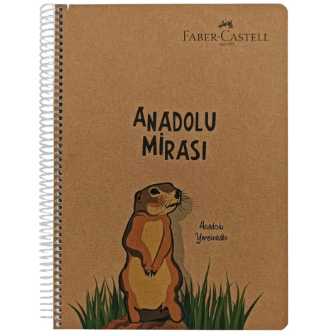 Тетрадь на спирали клетка А-4 140 л. (Faber castell) 5075 000489