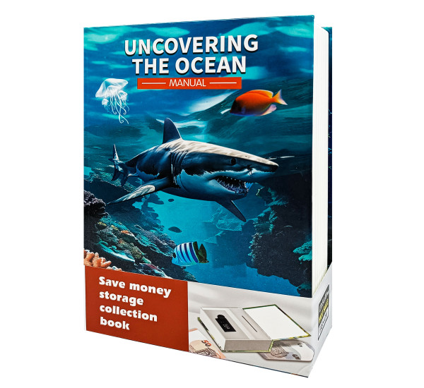Книга-сейф "UNCOVERING THE OCEAN" 127*54*181 mm