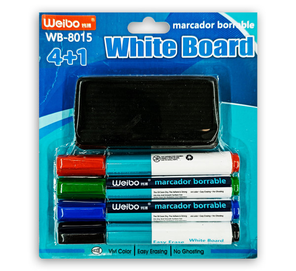 Маркер для доски+Стиралка WB-8015