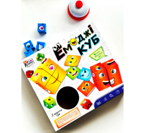 Настольная игра "Эмоджи куб" XS977-116E