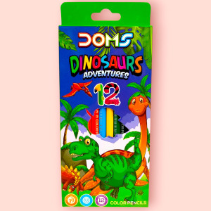 Карандаши цветные 12 цв "DOMS" DM18818-12