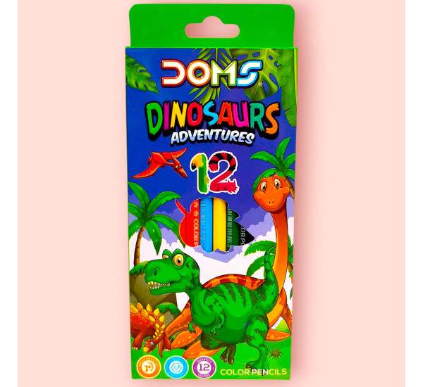 Карандаши цветные 12 цв "DOMS" DM18818-12