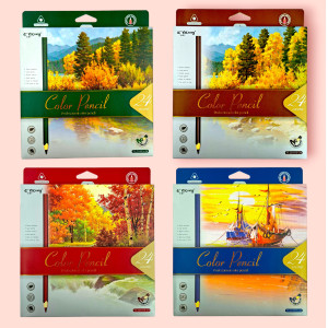 Карандаши цветные 24 цв. YL231015-24 (Yalong)