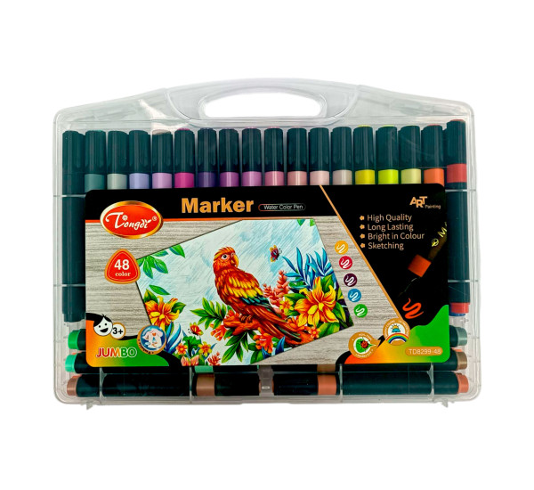 Фломастеры 48 цв Tongdi TD8299-48